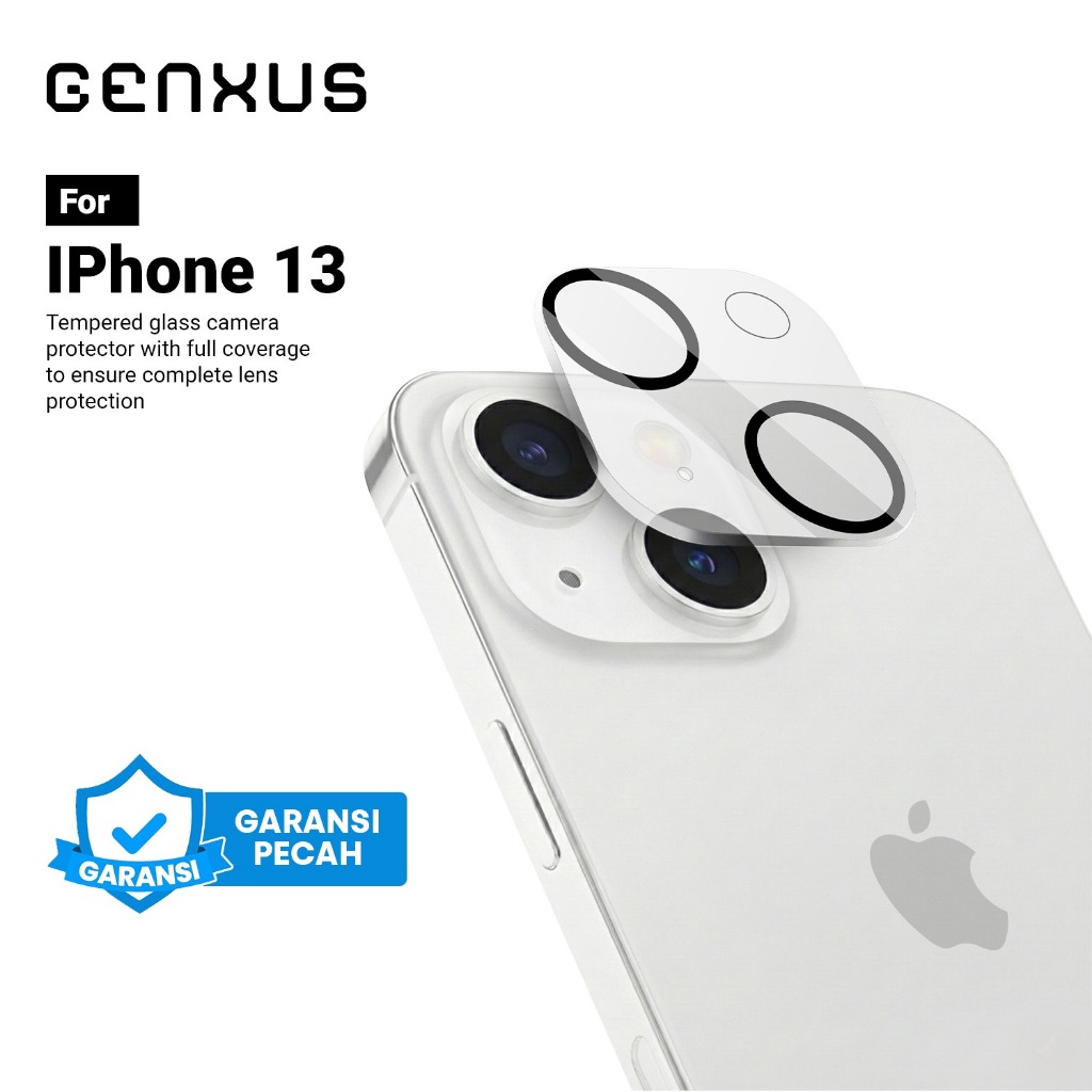 Genxus Camera Lens Clear Protector  For iPhone 11-17 Series Pelindung kamera Easy Insyall Anti Scrat
