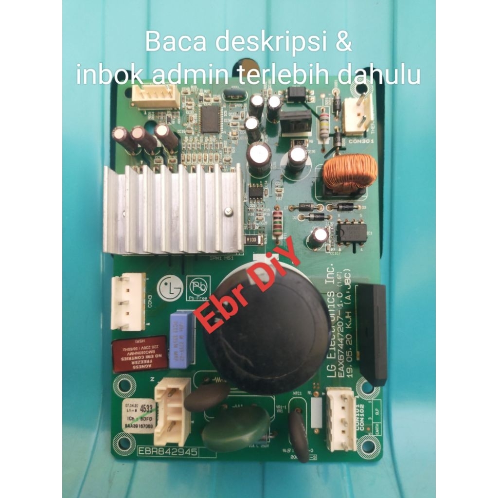 Ebr8429  4533  Ebr8429 4533  Ebr842945  Bmg089nhmv  Modul freezer lg  Modul freezer lg inverter  Mod