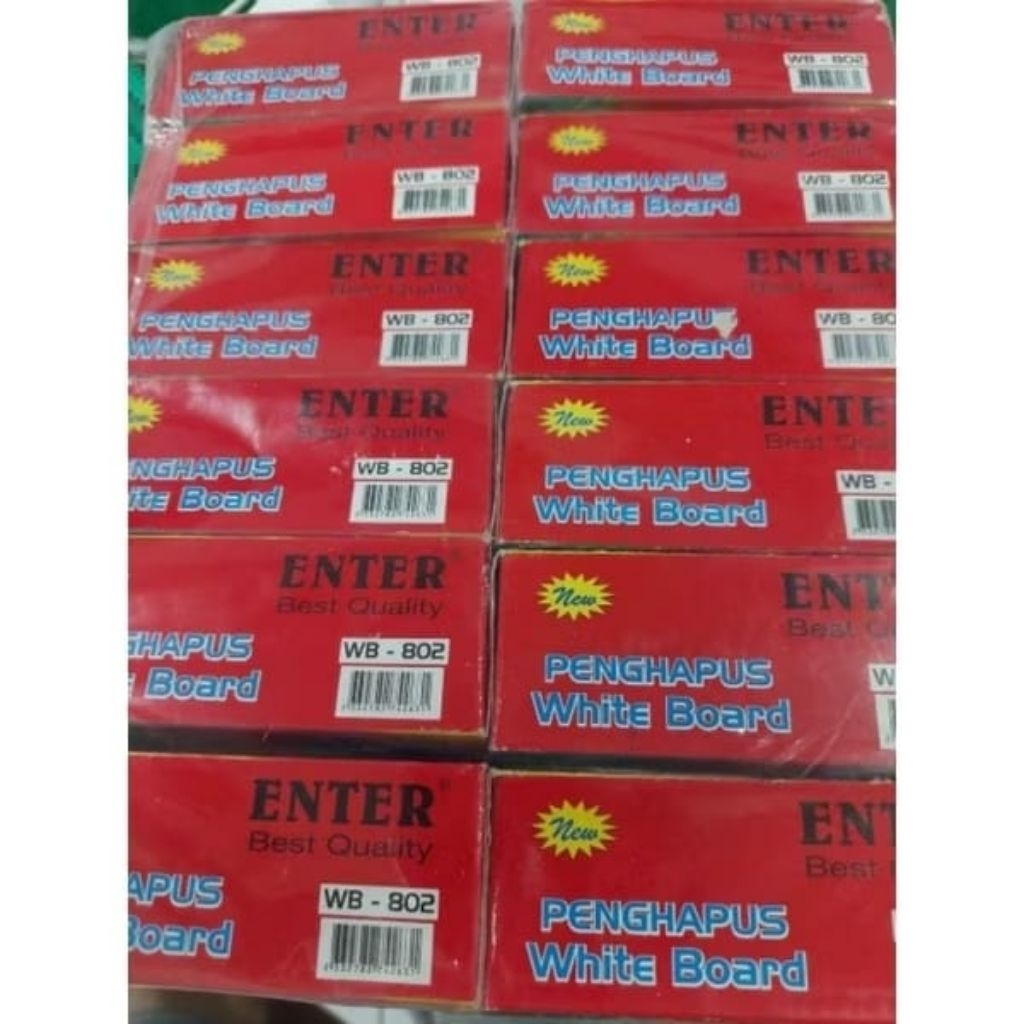 [PCS] PENGHAPUS PAPAN TULIS WB-802 ENTER / PENGHAPUS WHITEBOARD WB 802 ENTER BERKUALITAS