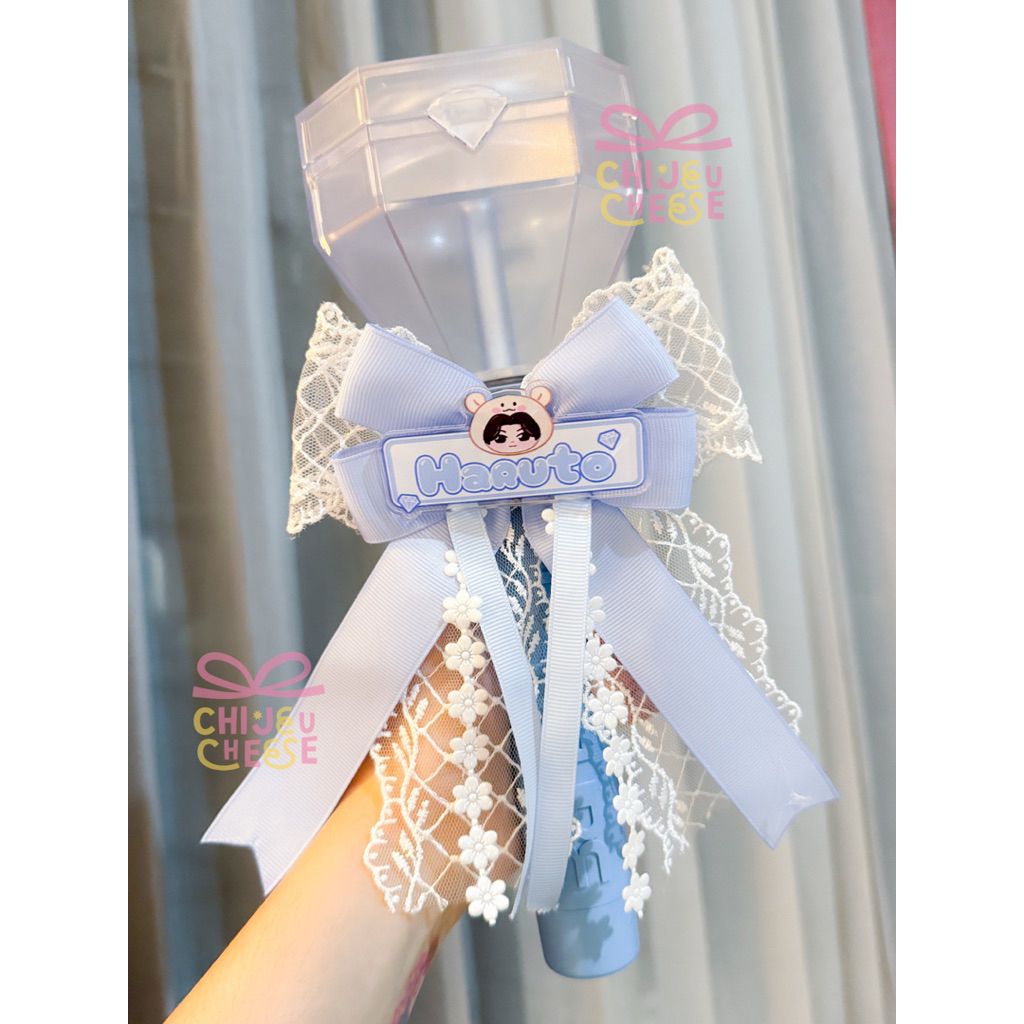 Name Tag Ribbon Treasure Ver. Papan Nama Pita LS Deco Trejo Teume Haruto teulight deco bong Heeseung