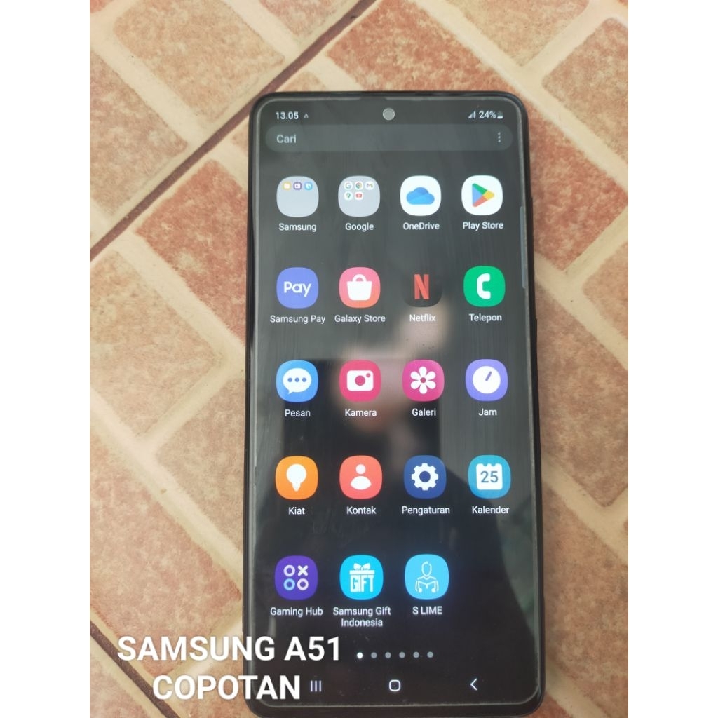 LCD SAMSUNG A51 COPOTAN