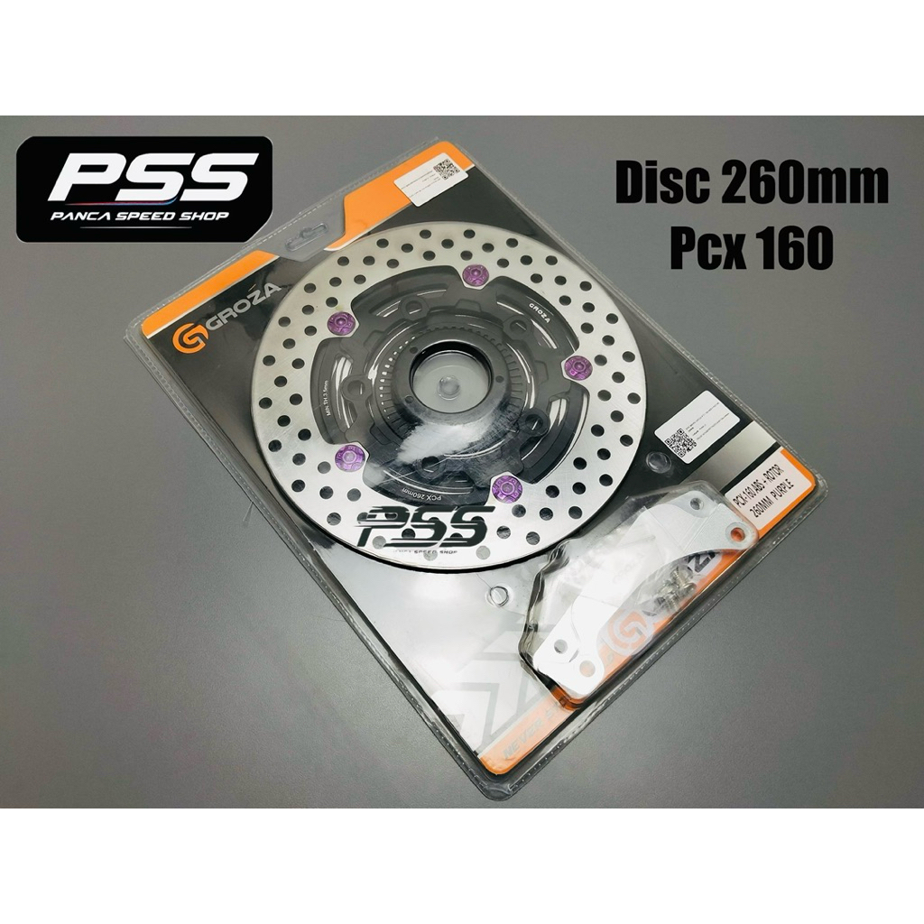 DISC PIRINGAN CAKRAM GROZA PCX 160 CBS PCX 160 ABS UK 260 MM