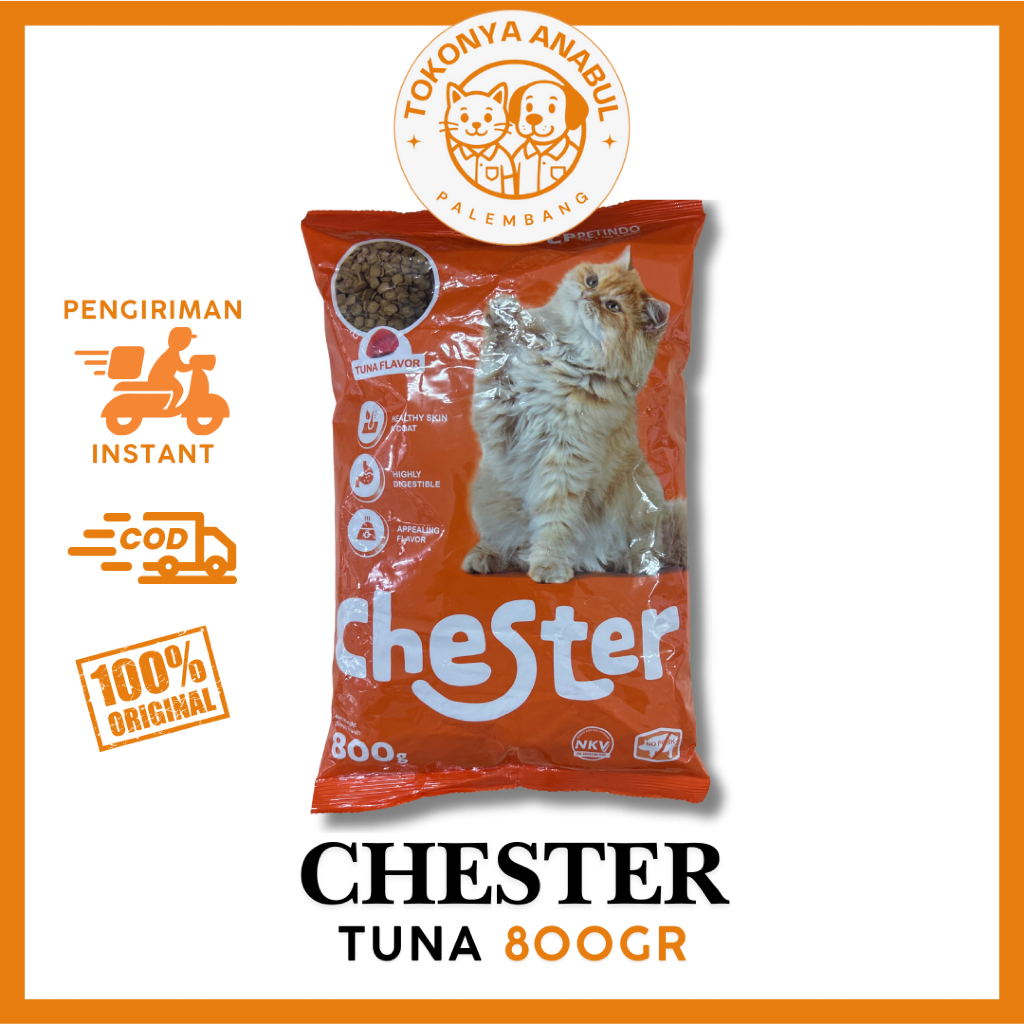 CHESTER TUNA 800GR MAKANAN KUCING PALEMBANG