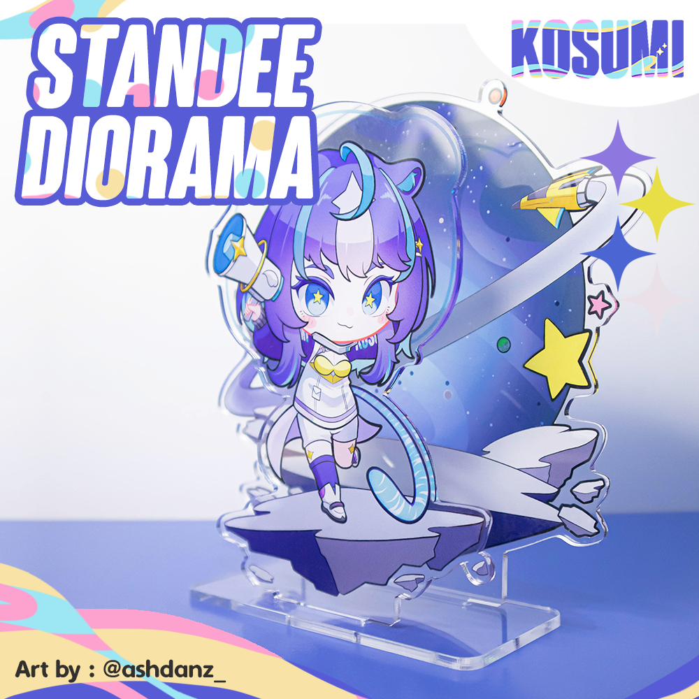 Custom Standee Diorama Akrilik // Custom Order // Custom Acrylic Standee Diorama - Kosumi