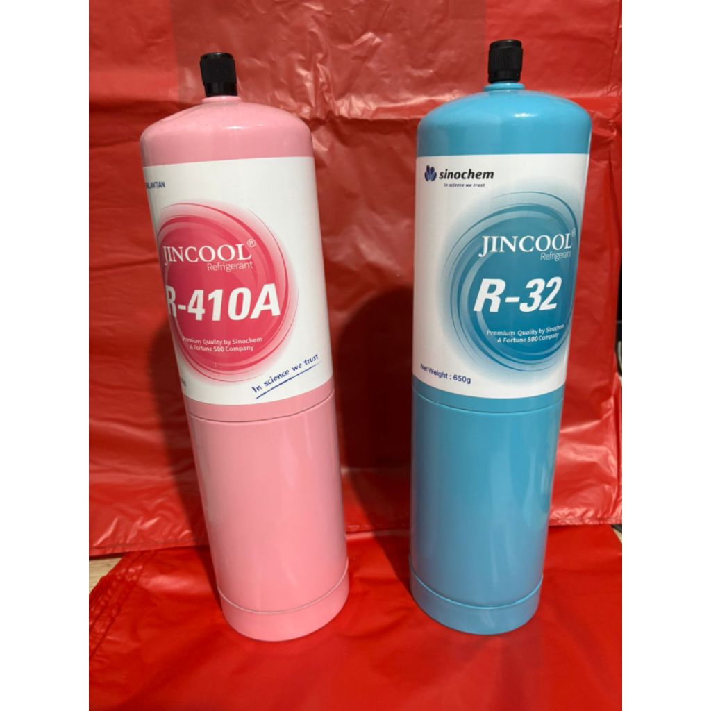 Refrigerant Freon R32 R410 Kaleng Kemasan 1kg