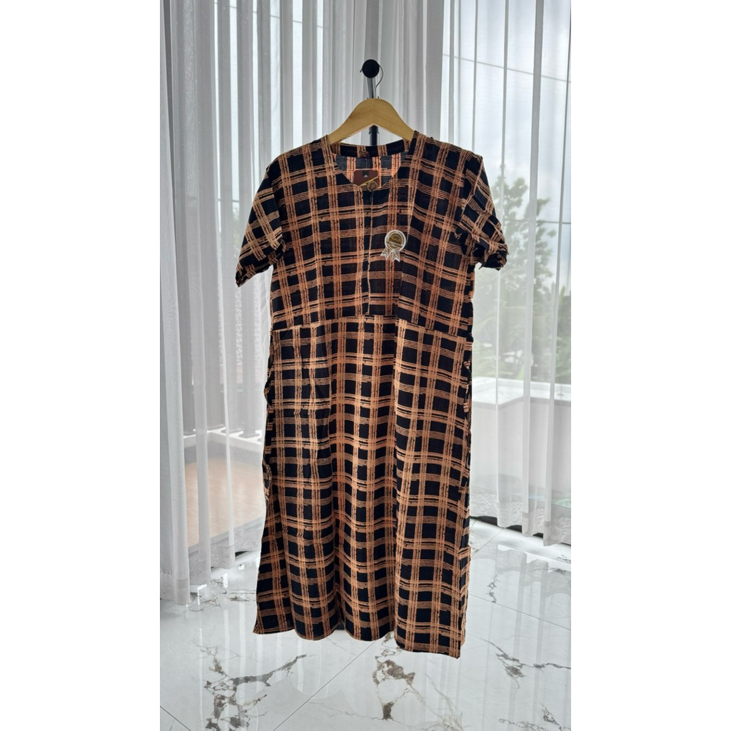 HARGA AMBYAR daster afnan LD 110 panjang 120 bahan katun busuy friendly