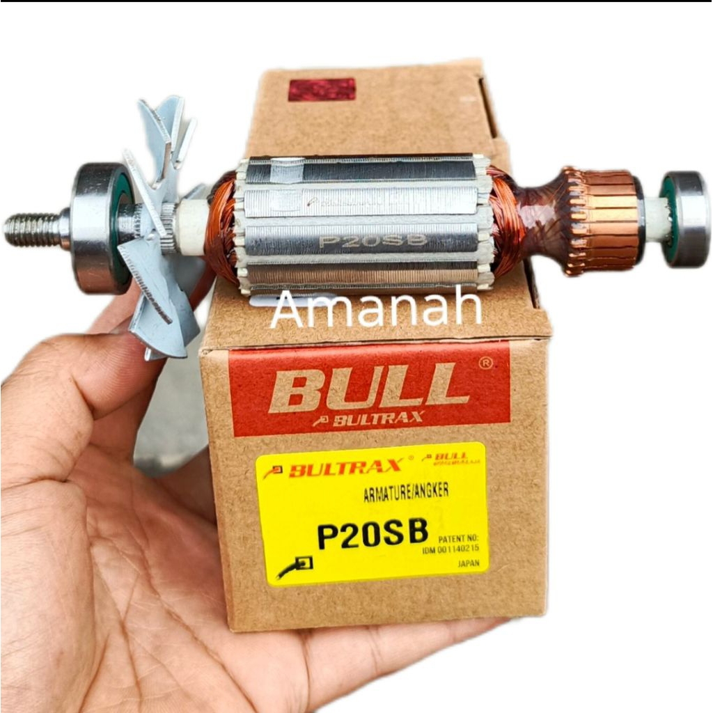 Angker armature Bull P20SB for mesin planer pasah kayu hitachi