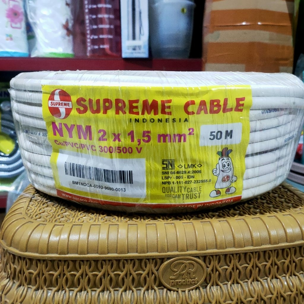 Kabel Supreme NYM 2x1,5mm Per Meter