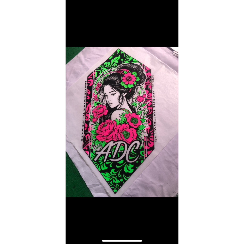 20 lembar kertas layangan sukhoi 3 warna stabilo ADC punya