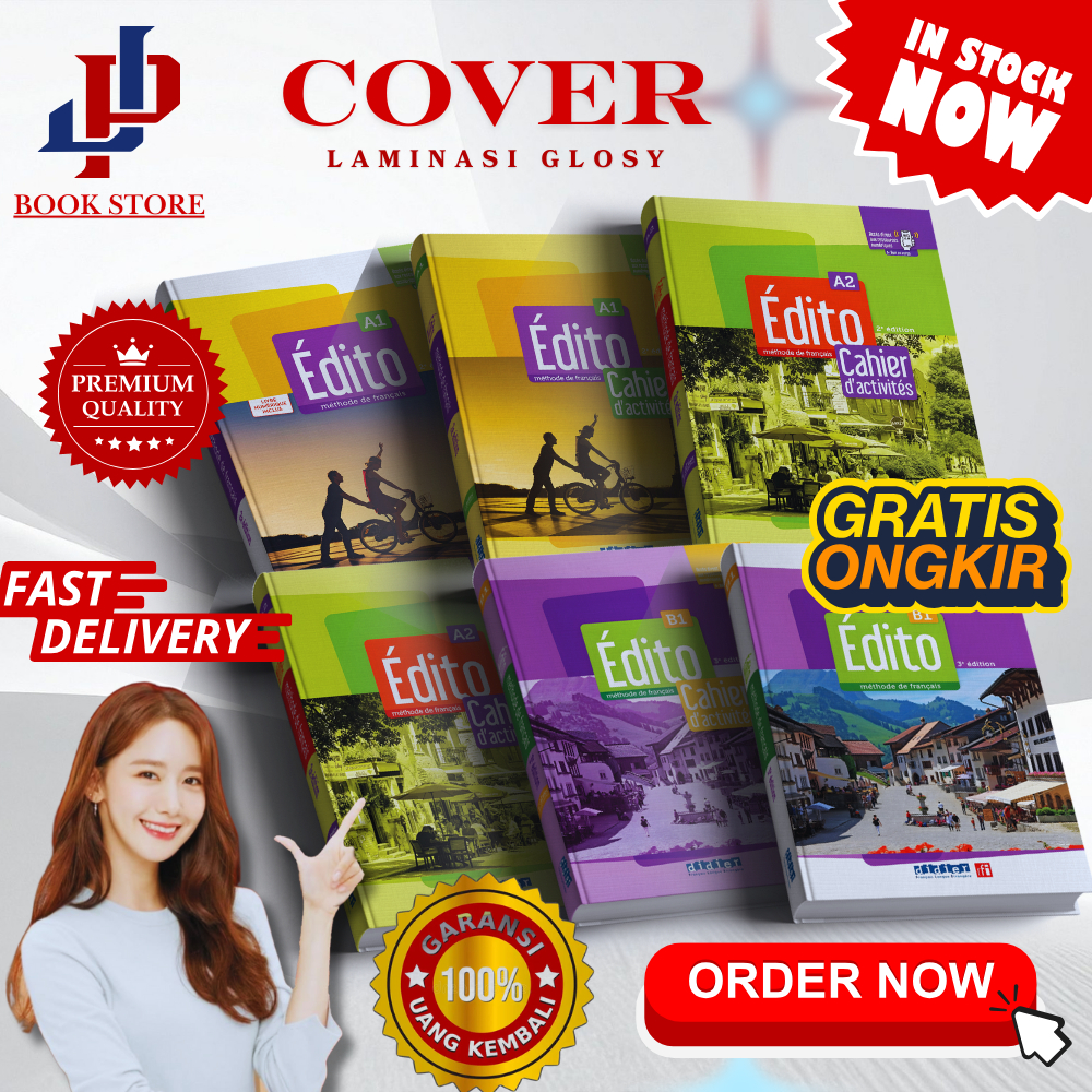 Buku Belajar Bahasa Francis Edito A1-B1 Cahier Livre