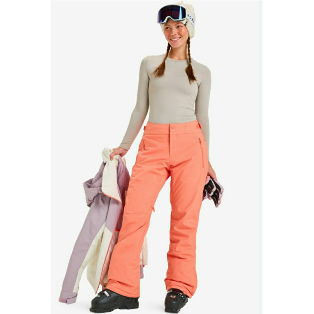 ROXY WOMEN'S ALPINE RIDGE SNOW PANT INSULATED CELANA PANJANG HIKING TREKKING WINTER SKI SNOWBOARDING