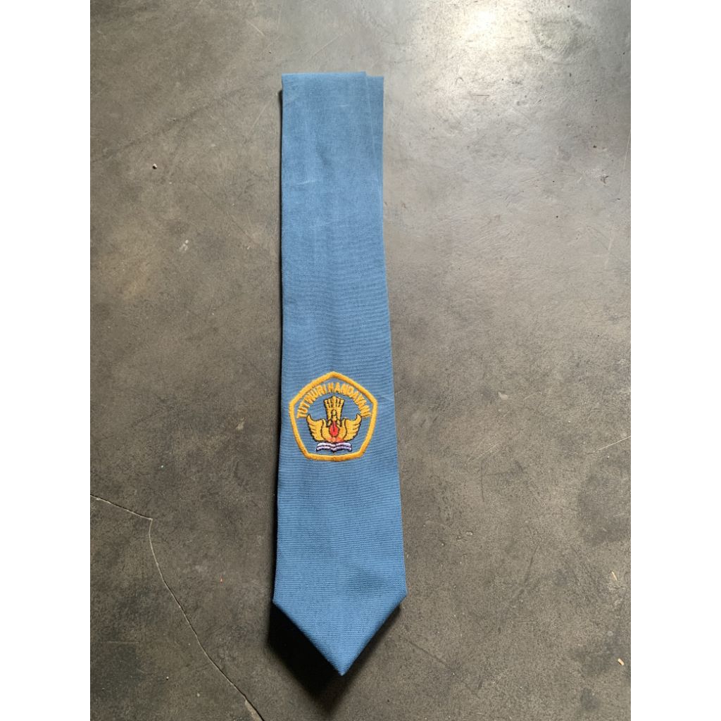 Dasi Sekolah SMK Cowok Panjang Bordir