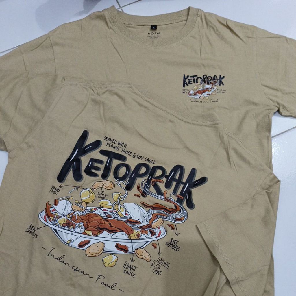 PRELOVED ~ Kaos Ketoprak Premium Unisex