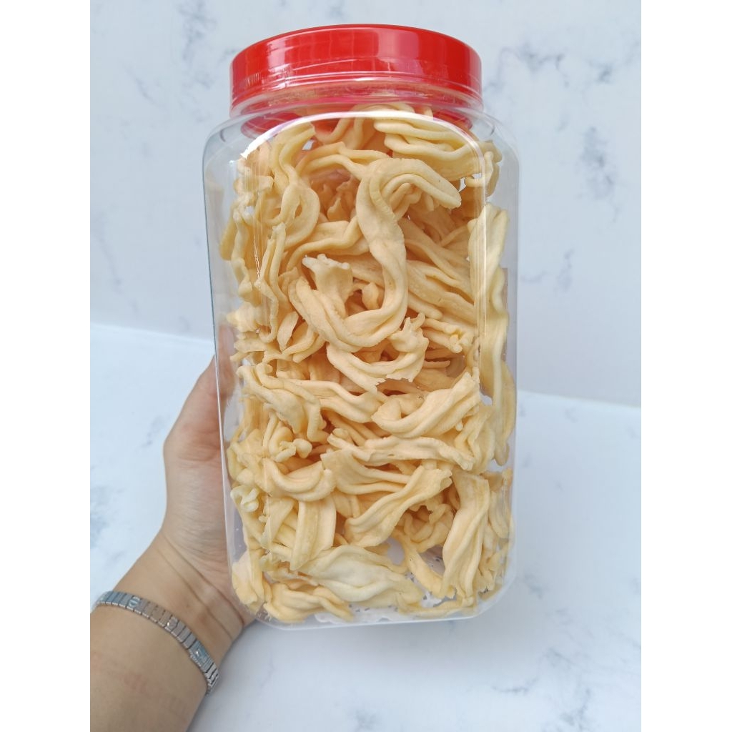 Curut Keju Keriting homemade Toples Medium