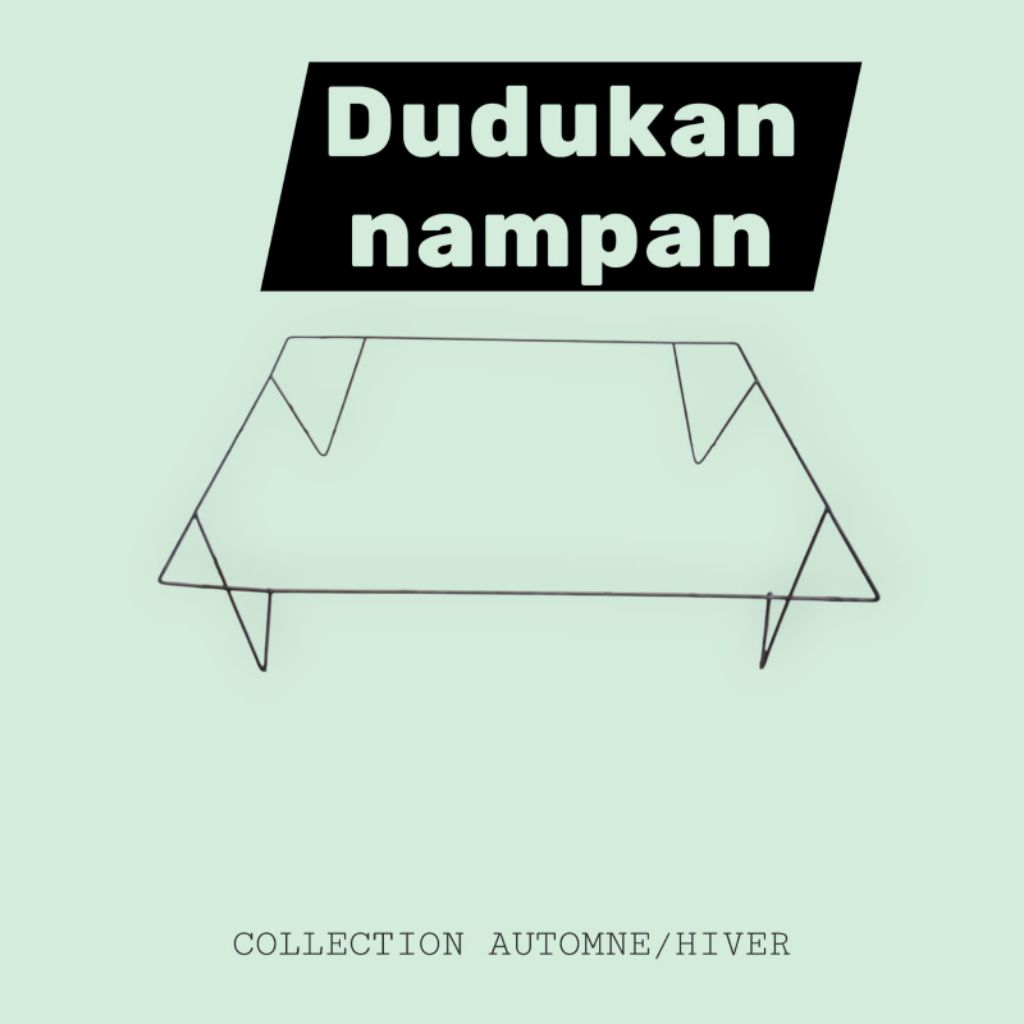 dudukan/tatakan nampan stainless prasmanan