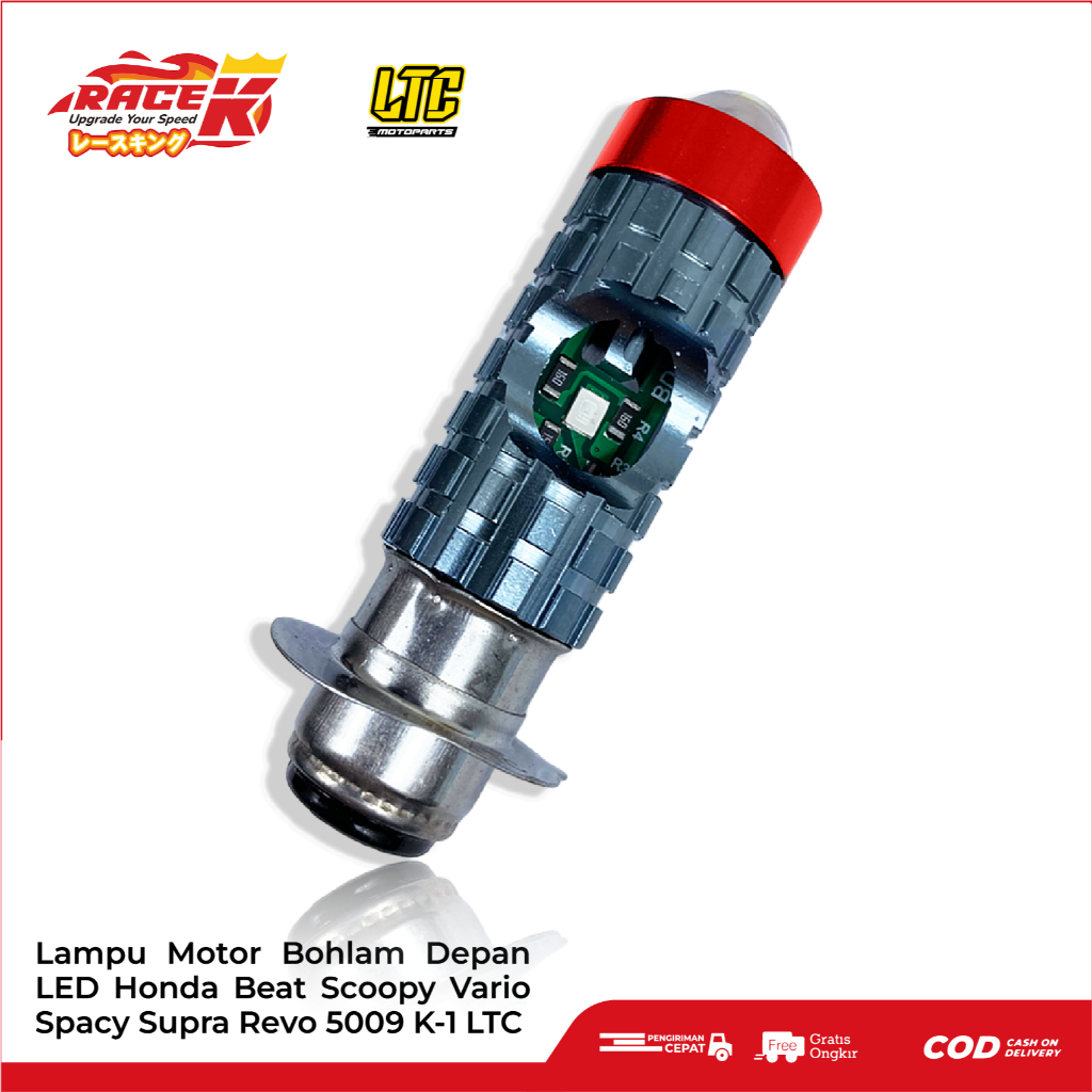 LTC Bohlam Lampu Depan LED Motor Honda Vario BeAT Scoopy Spacy Supra Revo Blade Karisma Grand Legend