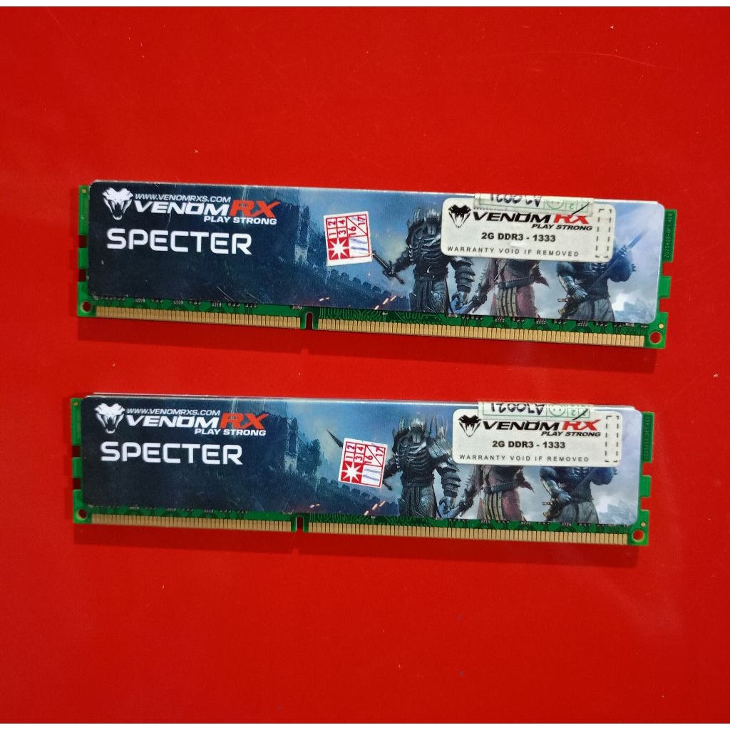RAM PC DDR3 Venom RX 4 GB (1 x 2 GB)PC12800 Heatsink