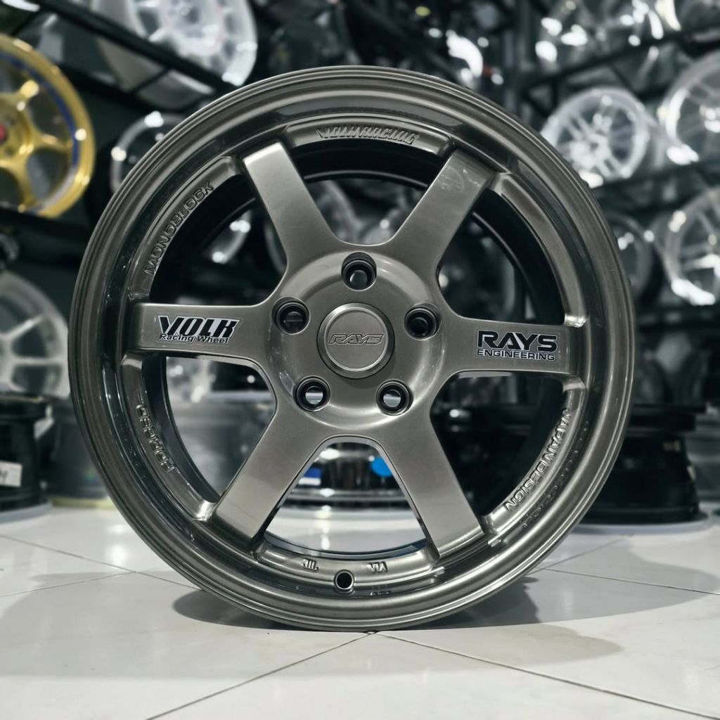 velg te37 hyper black ring 17 lebar 8 velg mobil ring 17 pnp mobil reborn venturer Innova Zenix juke
