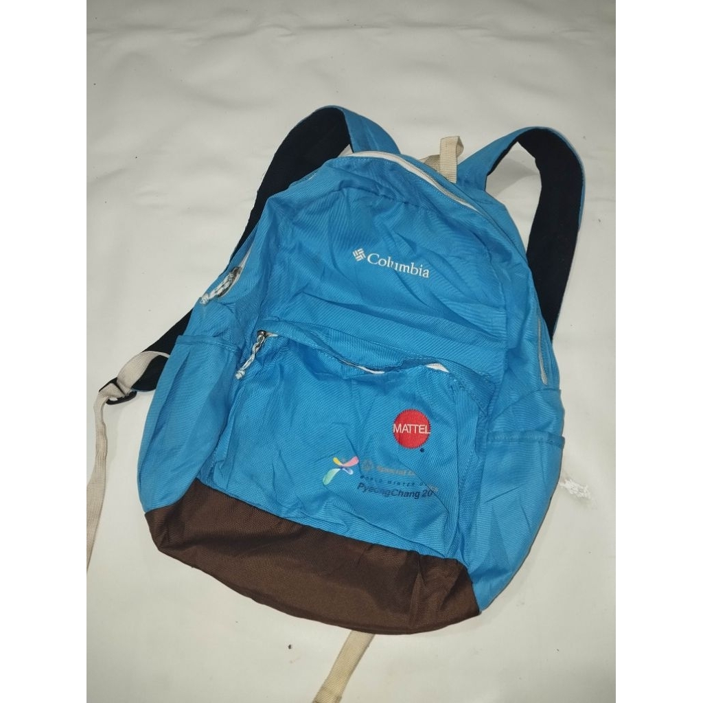 ransel Columbia biru muda daypack