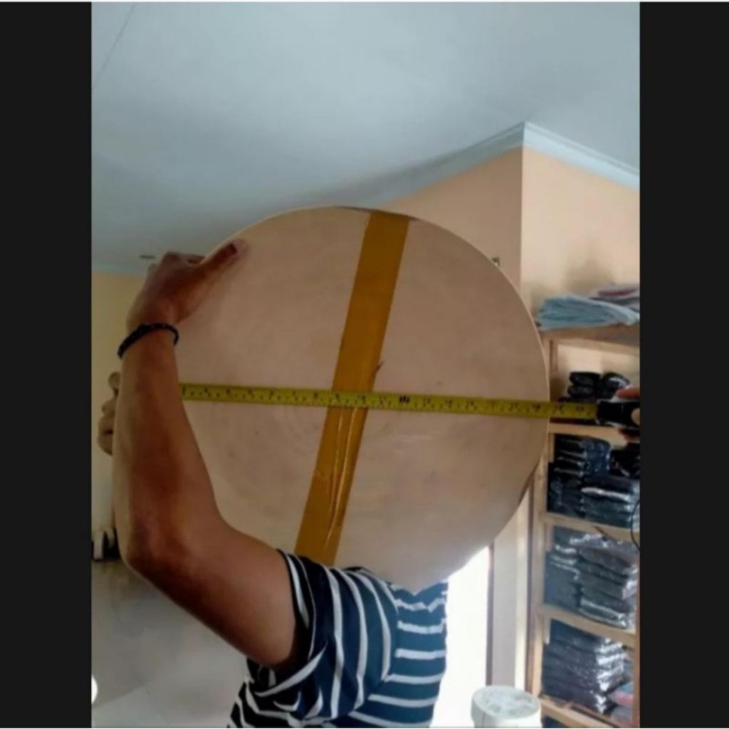 50 CM talenan kayu asem asli/Talenan bulat/Talenan daging/Talenan kayu kitchenware