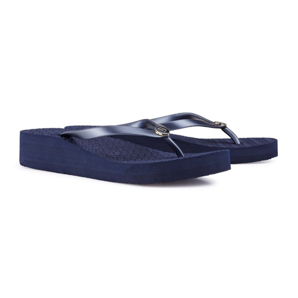 Buttonscarves Signature Flatform Flip Flop - Midnight 38