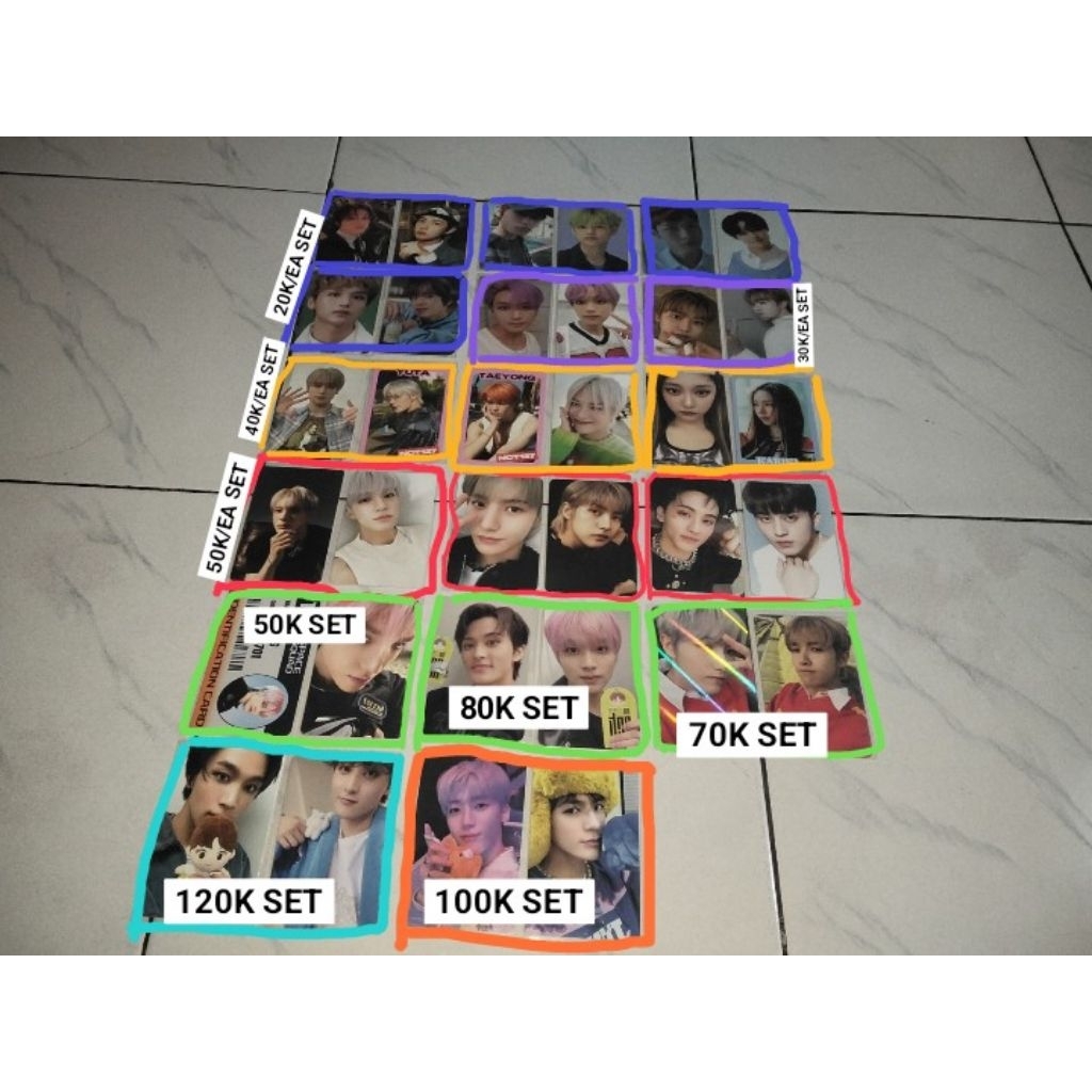 [ DAPET 2 PC ] Photocard NCT 127 DREAM WISH WAYV Jaemin Haechan Mark Jeno Doyoung Chenle Jaehyun Jis