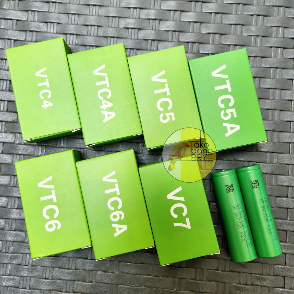 Batre VTC 18650 - 3.7V VTC4 VTC4A VTC5 VTC5A VTC6 VTC6A VC7 Battery - Baterai