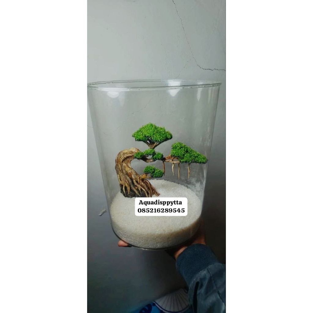 kayu/hardscape bonsai sintetis aquascape