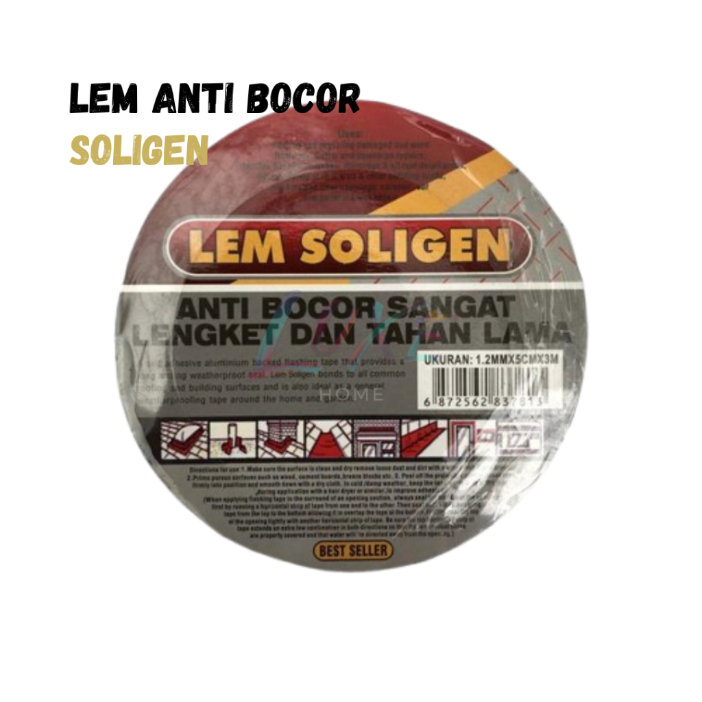 SOLIGEN Lem Anti Bocor Seng Talang Asbes 3 meter