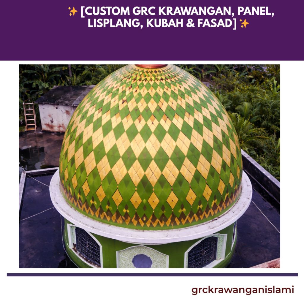 Jual Kubah Masjid Enamel Berkualitas Tinggi Bogor Bekasi