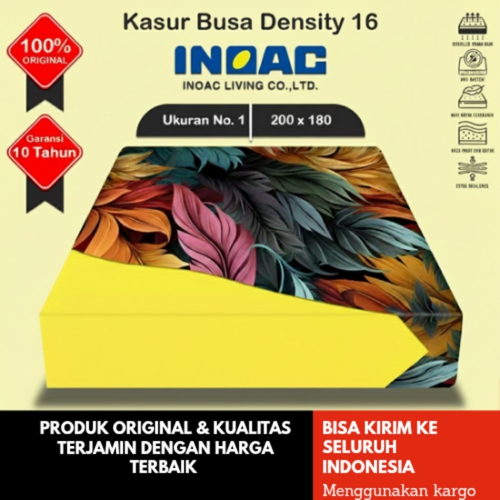 [180x200]Busa Inoac Original Inoac EPV Density 16 Kasur Busa Inoac Termurah