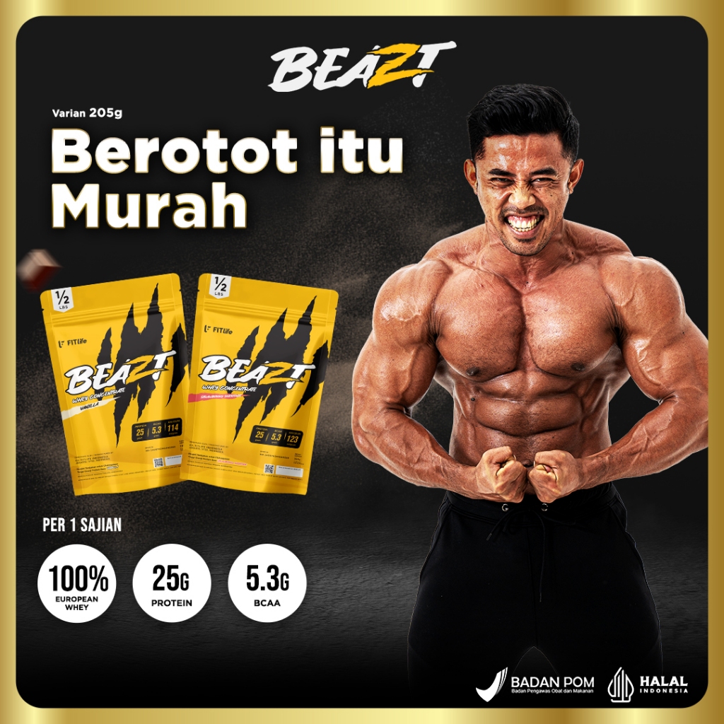 FITlife Beazt 205gr - Whey Protein Concentrate (Ex Wpro)