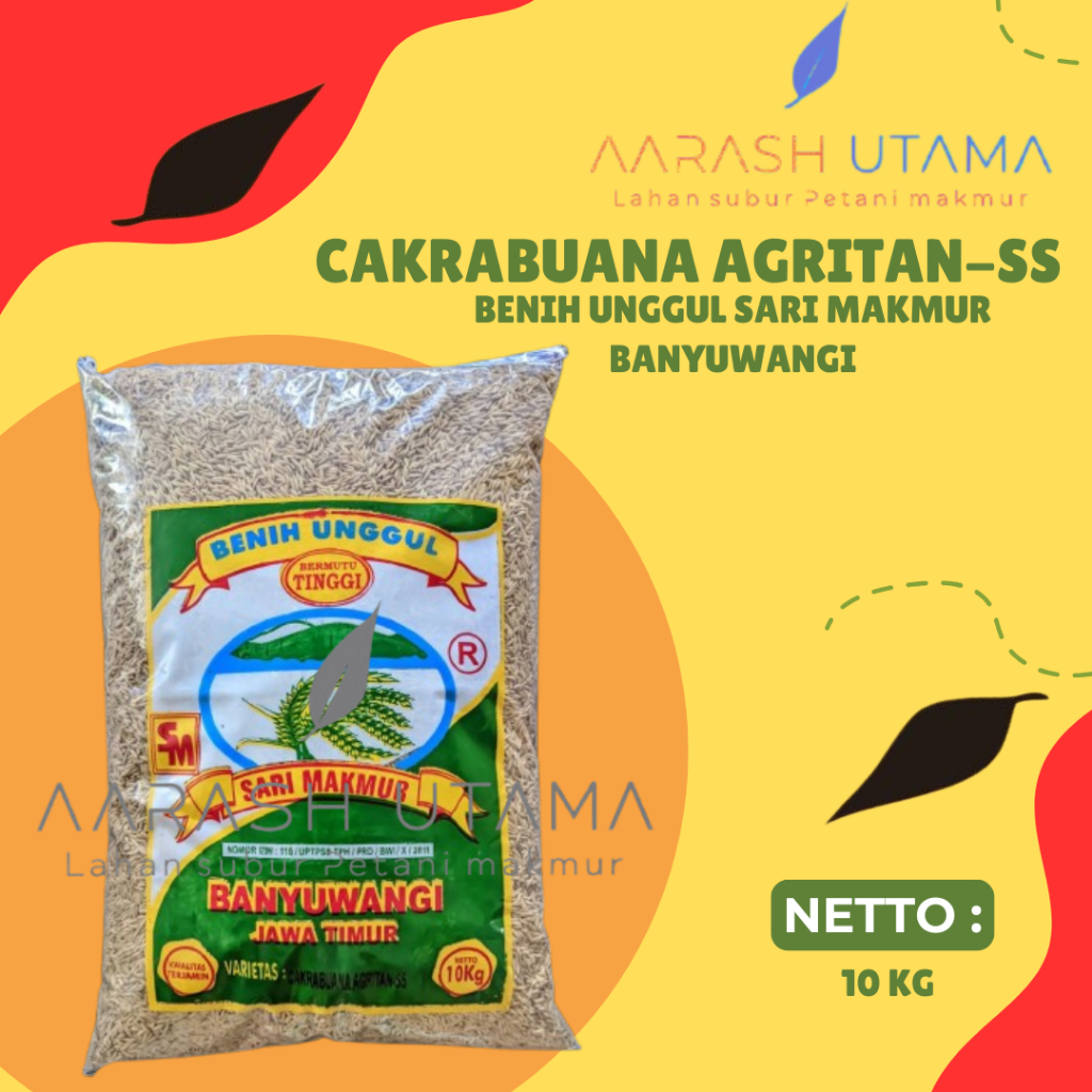 Benih Padi Cakrabuana Agritan-SS / SARI MAKMUR BANYUWANGI - 10KG