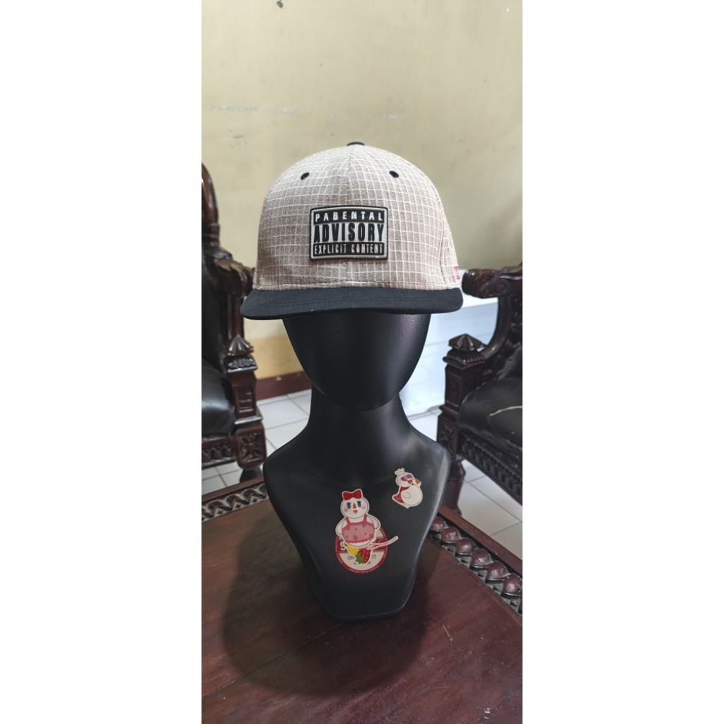 TOPI PARENTAL ADVISORY PREMIUM ORIGINAL VISOR PENDEK