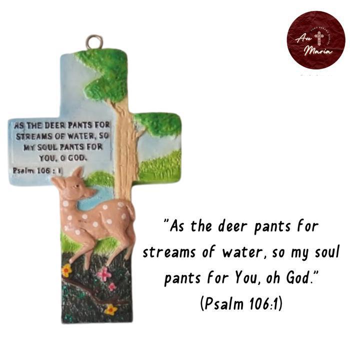 HIASAN DINDING FIBER SALIB AYAT ROHANI ALKITAB RUSA