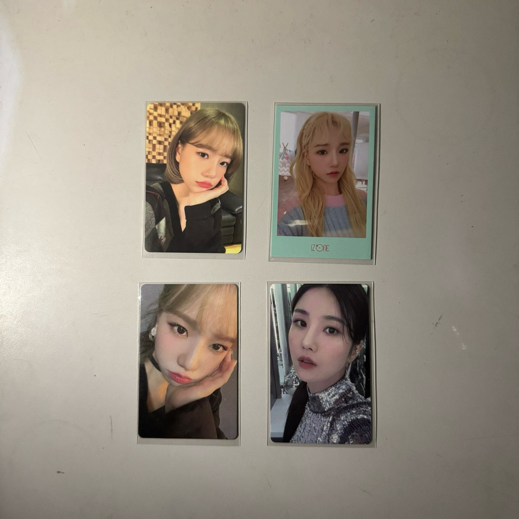 official photocard izone jo yuri eunbi kwon soloist secret diary rewind blossom pc polaroid pob bene