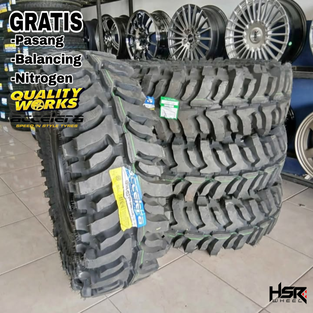 BAN MOBIL 33 12,5 R15 ACCELERA BADAK XTREME BAN OFFROAD 33/12,5 RING 15