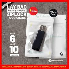 Plastik Klip Aksesoris/Plastik Kemasan Ziplock Bening Pearl