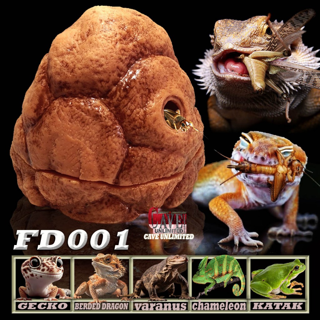FD001 CRICKET HILL  FOODDISH FEEDING DISH WADAH JANGKRIK ULAT MAKANAN LEOPARD GECKO BEARDED DRAGON B