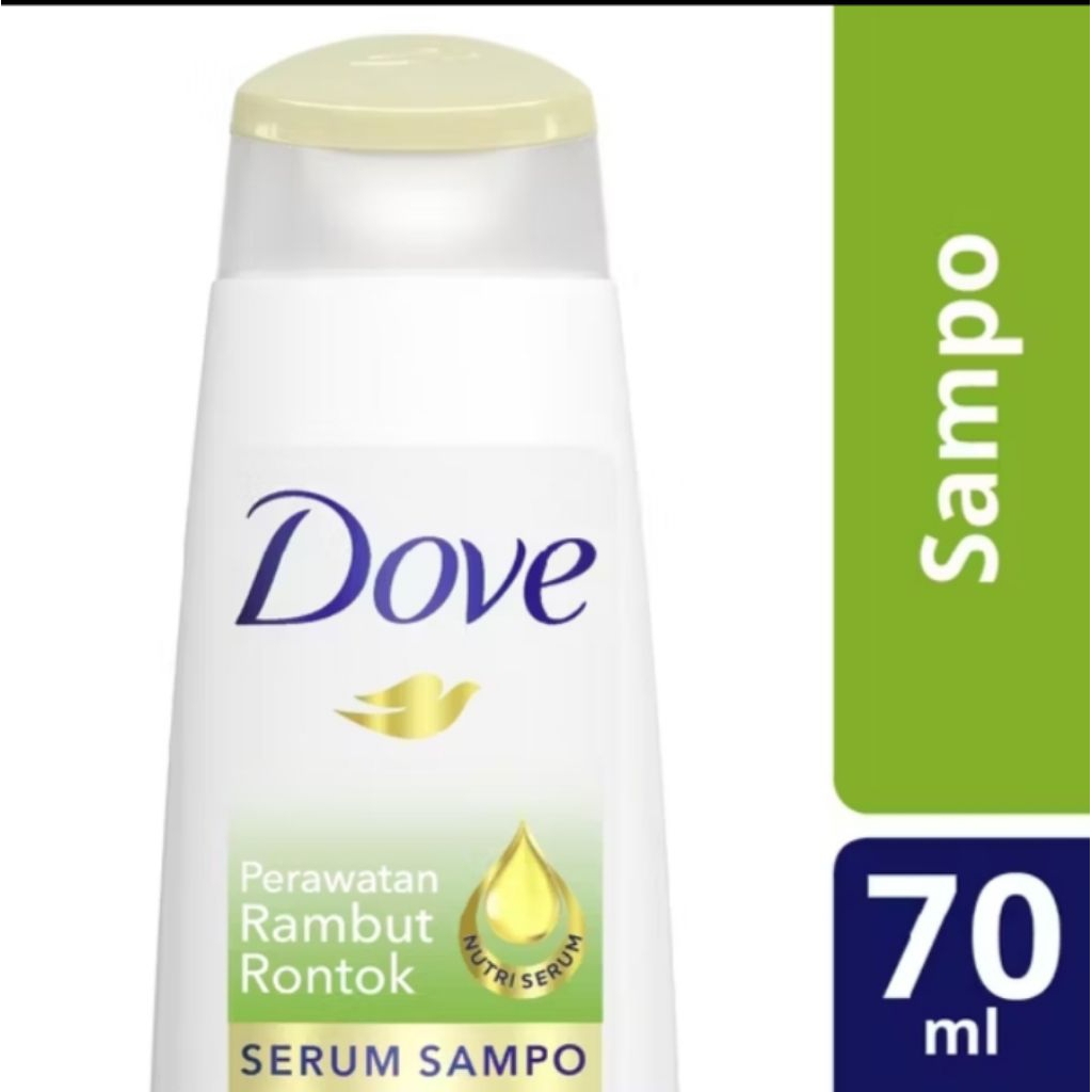 Dove shampoo perawatan rambut rontok Serum conditioner 70 ml