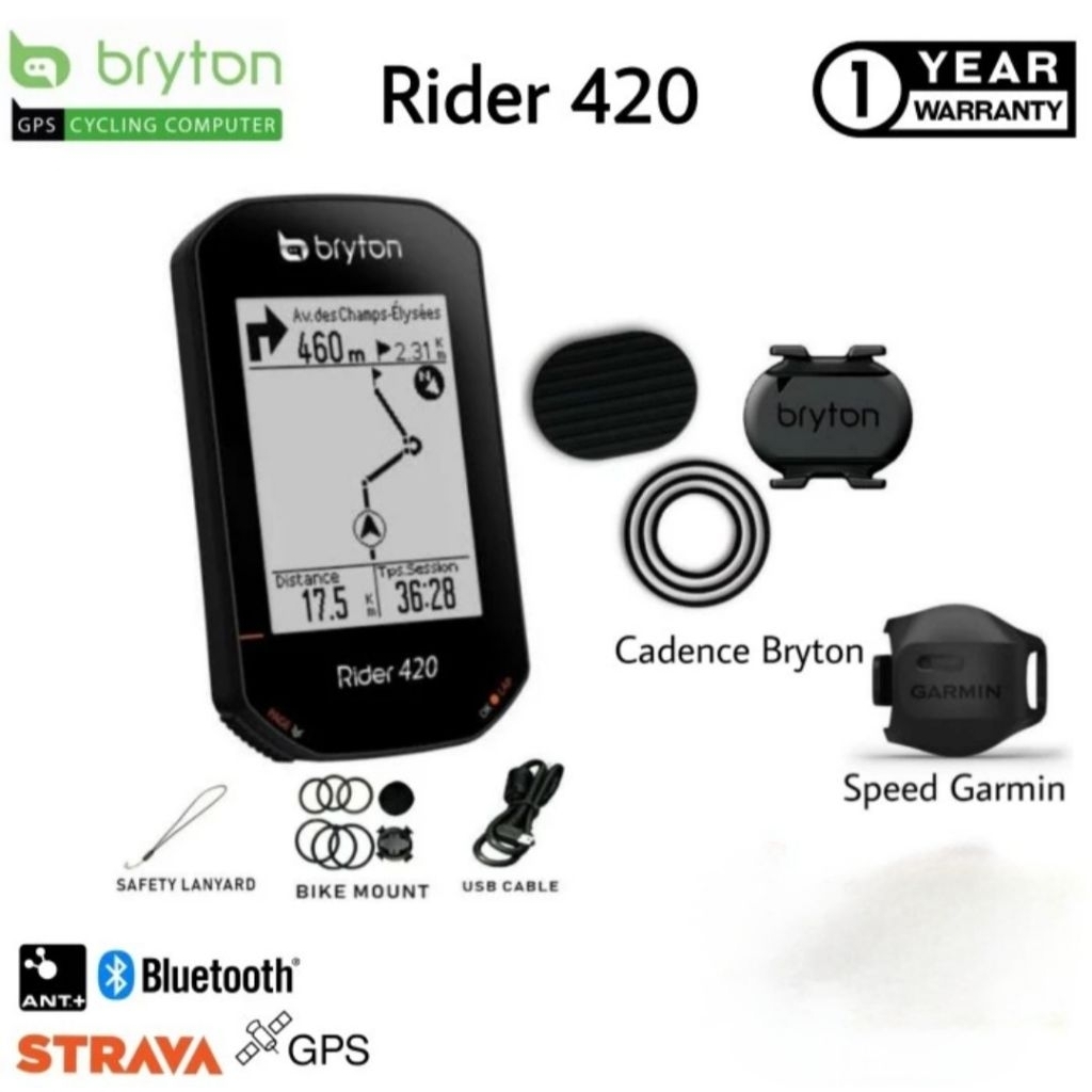 Bryton rider 420 Bundling Sensor Speed plus Cadence Bryton