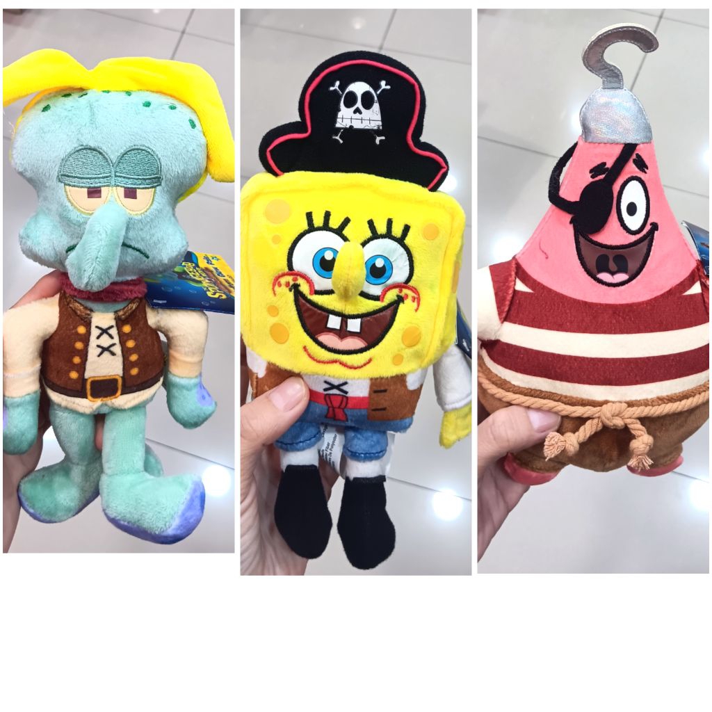 BONEKA BIKINI BOTTOM PIRATES SQUIDWARD SPONGEBOB PATRICK