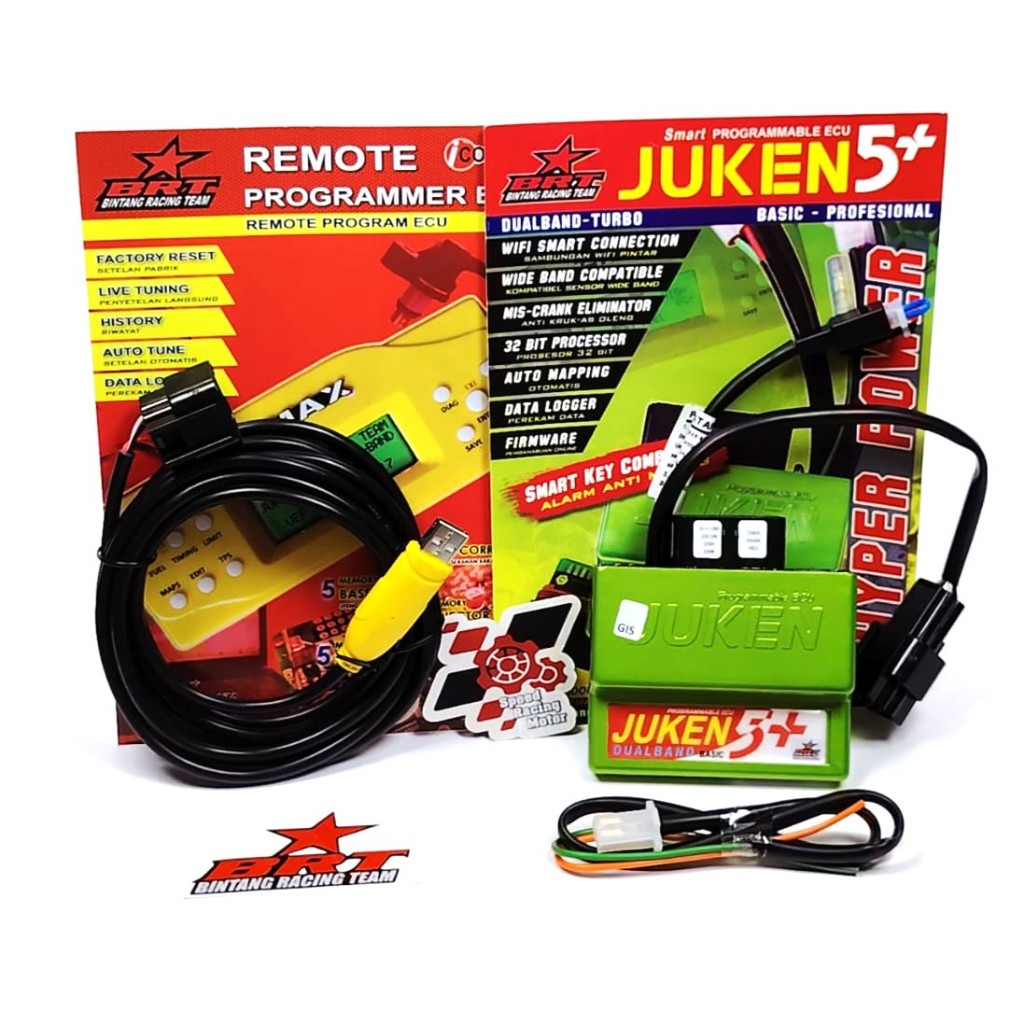 ECU & KABEL USB BRT CRF 150 Ecu Juken 5 5++ Plus Plus Dualband Racing Turbo & KABEL USB BRT CRF 150 