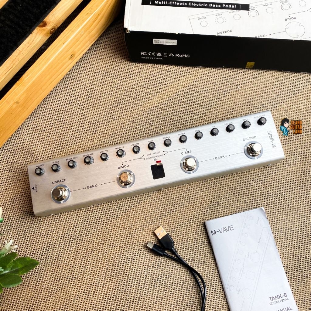 M Vave Tank B Bass MultiEffects Processor Soundcard