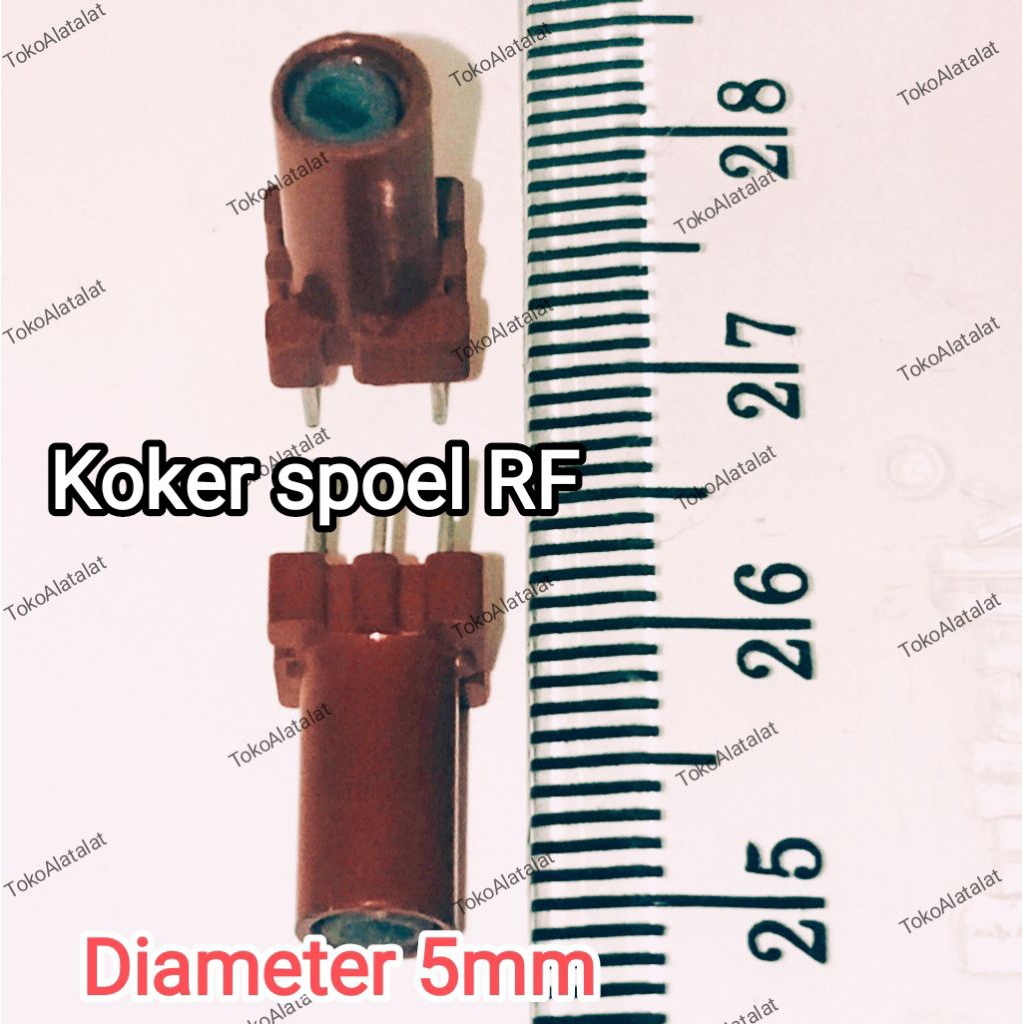 Koker spoel RF diameter 5mm inti ferrite