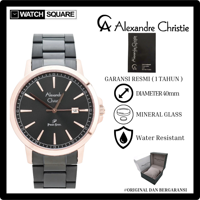 Jam tangan pria Alexandre Christie AC-1014 Primo