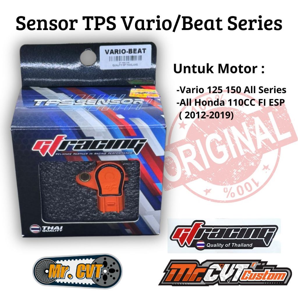 TPS Original GF Racing Vario 125 150 Beat Scoopy Vario FI ESP