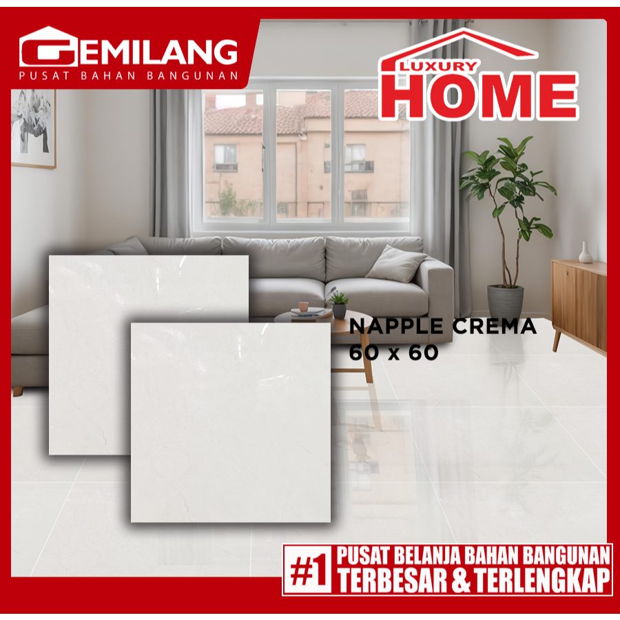 LUXURY HOME GRANIT NAPPLE CREMA 60 x 60