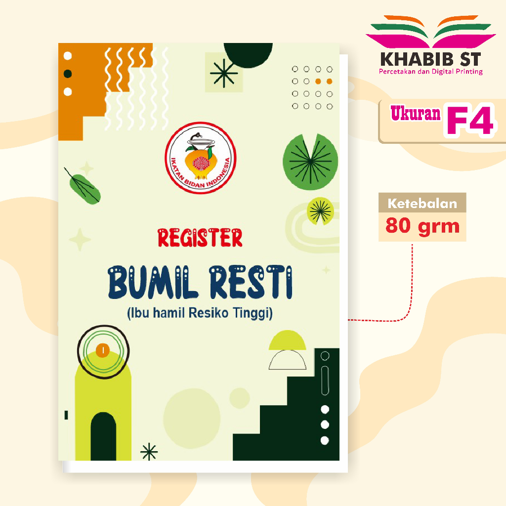 BUKU REGISTER BUMIL RESTI (Ibu Hamil Resiko Tinggi)