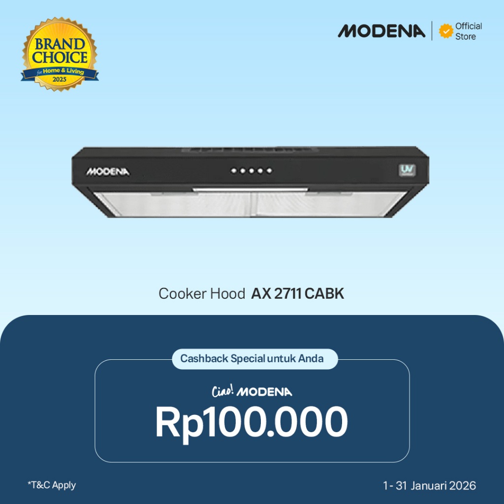 MODENA Purifier Slim Hood - AX 2711 CABK